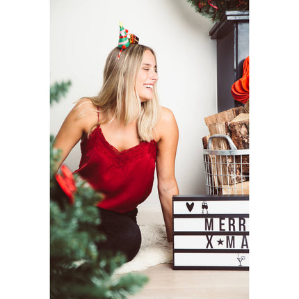 Bandeau arbre de Noël avec cadeau