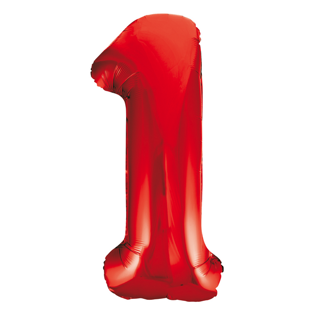 Ballon de baudruche Figure 1 Rouge XL 86cm vide