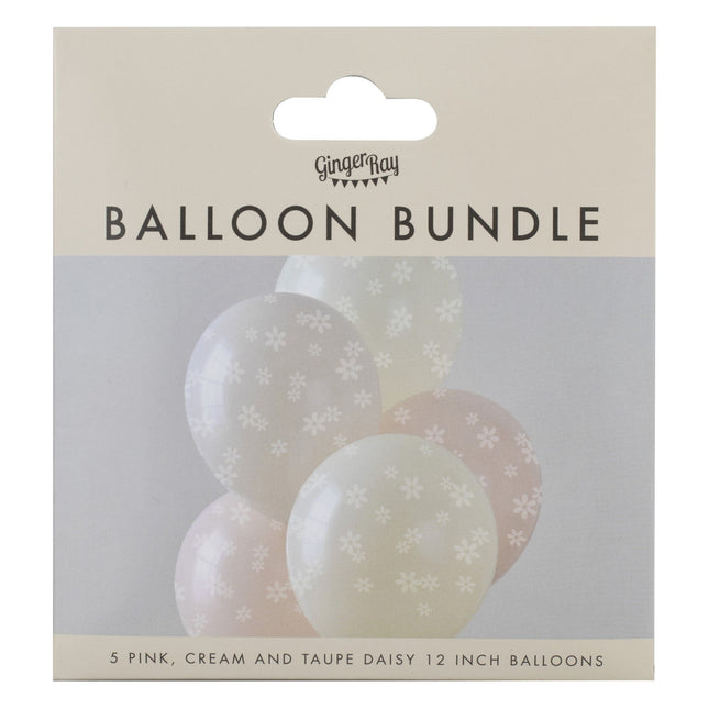 Ballons de douche de bébé marguerites 5pcs