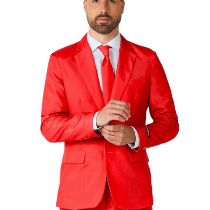 Hommes en costume rouge Suitmeister