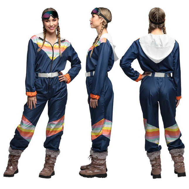 Combinaison de ski colorée pour dames