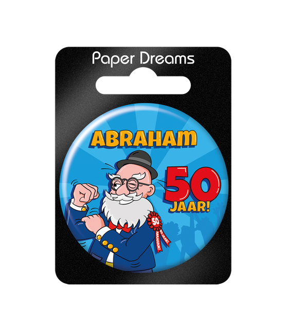 Bouton Abraham 50 ans 5.5cm