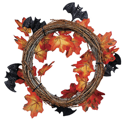 Couronne d'Halloween Feuilles 30cm