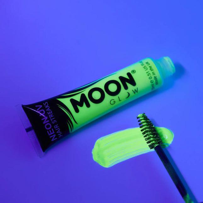 Moon Glow Neon UV Hair Streaks Vert intense 15ml