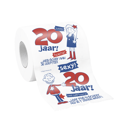 Papier hygiénique 20 ans