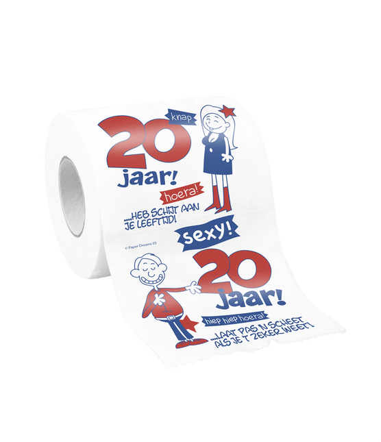 Papier hygiénique 20 ans