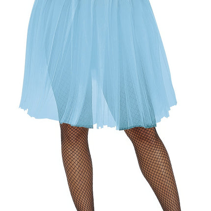 Tutu bleu clair pour dames 60cm