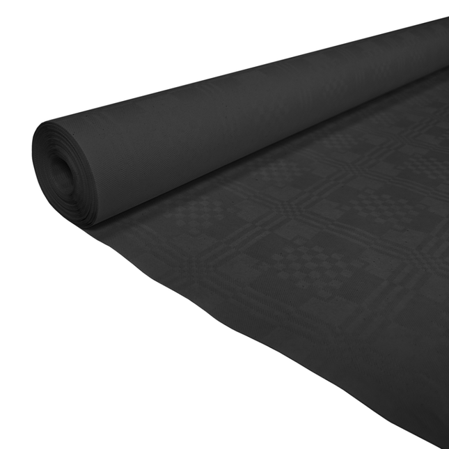 Nappe en papier noir 8m