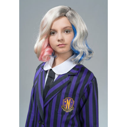 Costume mercredi Uniforme scolaire noir/violet enfant