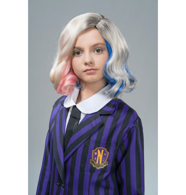 Costume mercredi Uniforme scolaire noir/violet enfant