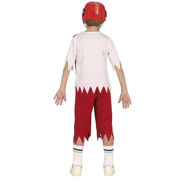 Costume d'Halloween pour sportif zombie enfant