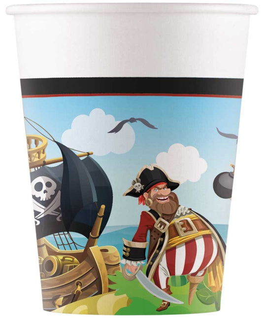 Gobelets Pirate 8pcs