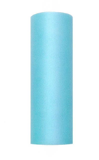 Rouleau de tulle turquoise 15cm 9m