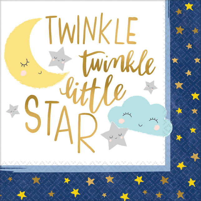 Serviettes de table Twinkle Little Star 33cm 16pcs