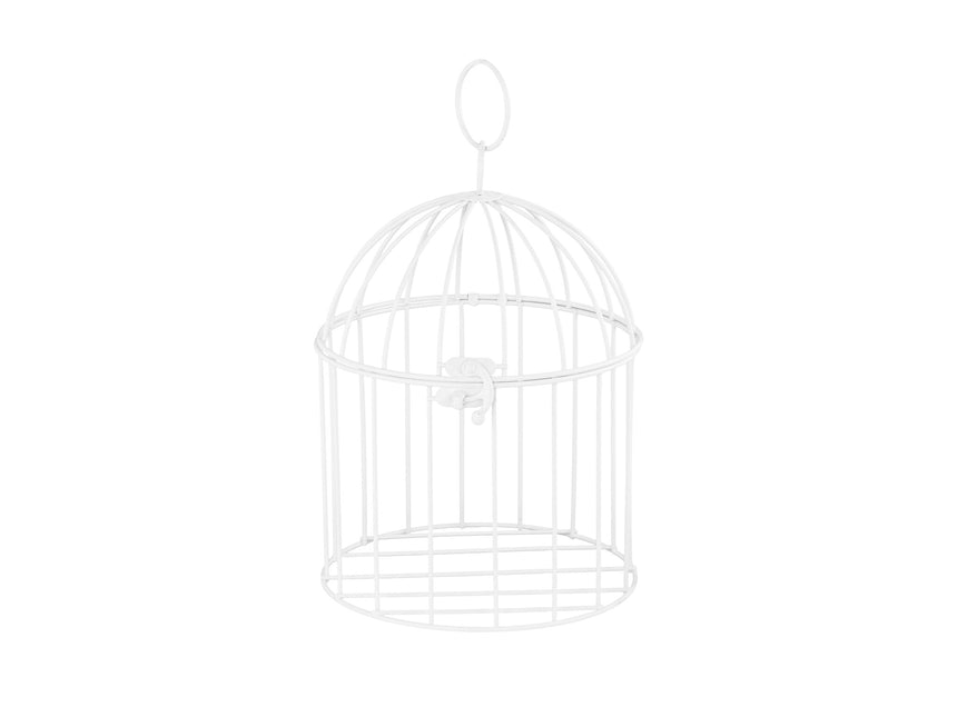 Décoration de table blanche Birdcage 24cm