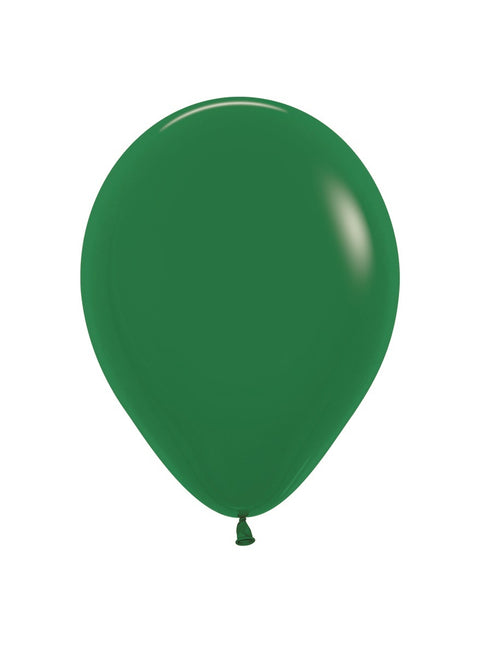 Ballons de baudruche vert forêt 23cm 50pcs