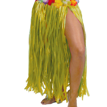 Jupe Hawaii Jaune 75cm