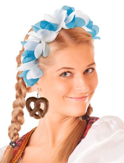 Bandeau de cheveux Oktoberfest Fleurs