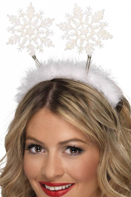 Bandeau de cheveux de Noël Flocons de neige