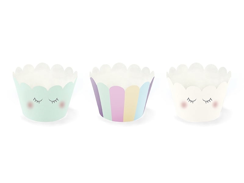 Moules à cupcake Licorne 6pcs