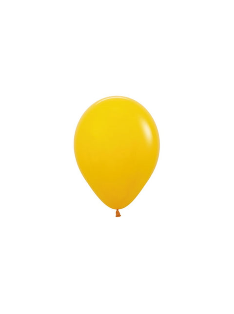 Ballons de baudruche jaune miel 12cm 50pcs