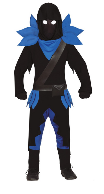 Combinaison Ninja Enfant Bleu