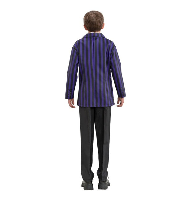 Costume mercredi Uniforme scolaire noir/violet Garçon