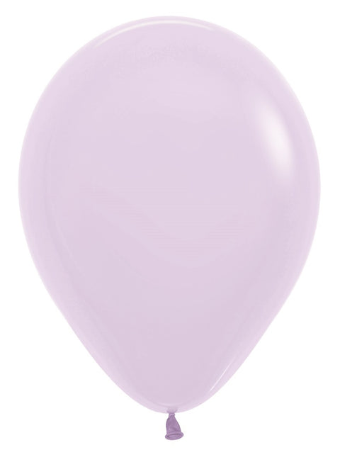 Ballons Pastel Mat Lilas 30cm 50pcs