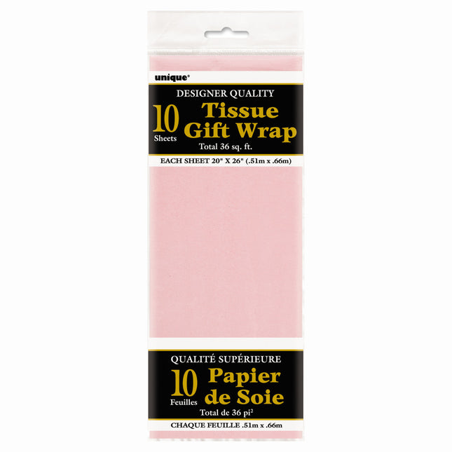 Papier buvard rose 31cm 10pcs