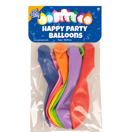 Ballons 6 ans Hurrah 30cm 8pcs