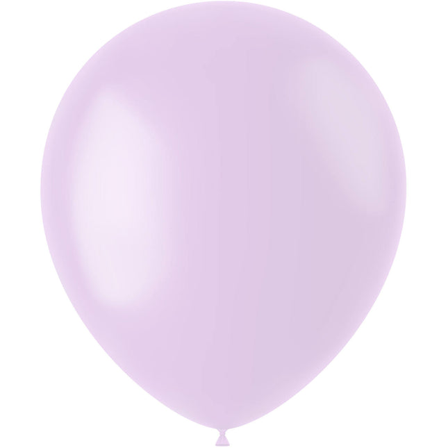 Ballons de baudruche lilas poudre 33cm 100pcs