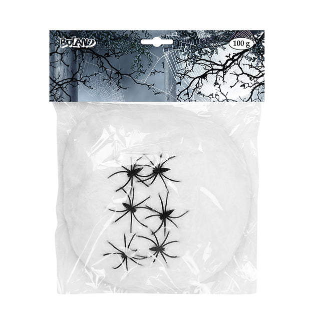 Halloween Cobweb Spiders 100gr