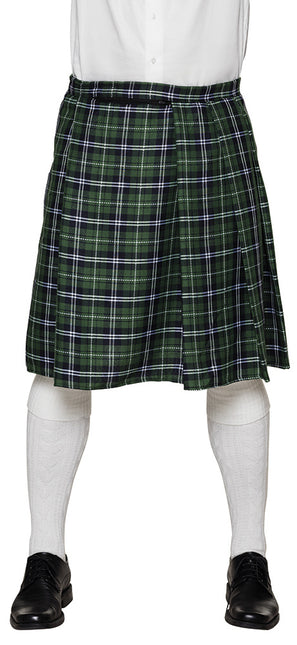 Kilt écossais vert