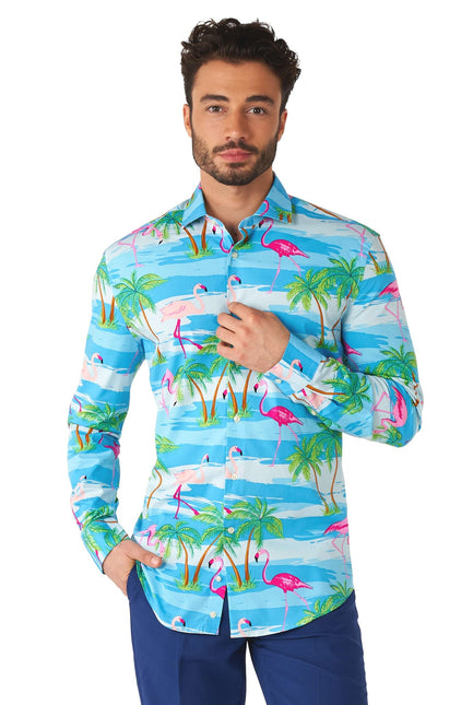 Chemise Hawaii Flamingo Hommes OppoSuits