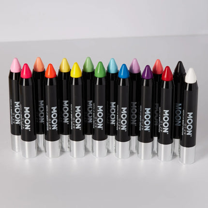 Moon Glow Pastel Neon UV Body Crayons Jaune Pastel 3.2g