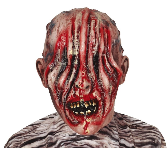 Masque de zombie sans yeux pour Halloween