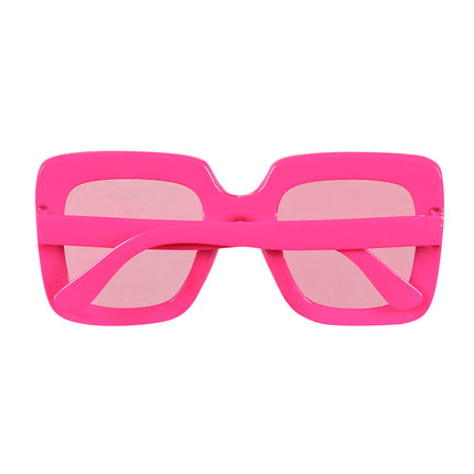 Lunettes de fête rose pailleté