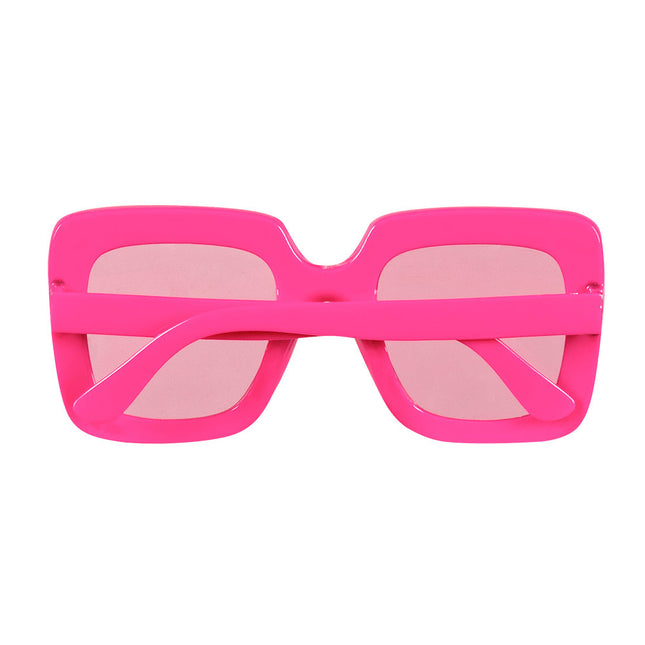 Lunettes de fête rose pailleté