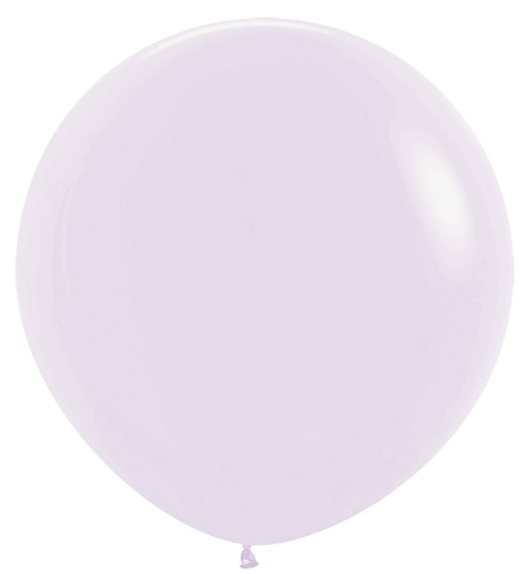 Ballons Pastel Mat Lilas 91cm 10pcs