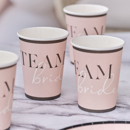 Tasses Team Bride 266ml 8pcs