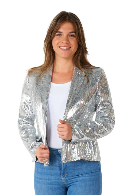 Paillet Silver Blazer Ladies Suitmeister