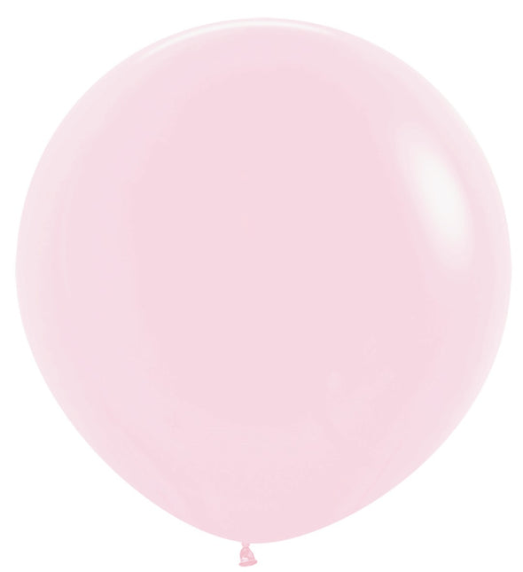 Ballons Pastel Rose Mat 91cm 10pcs