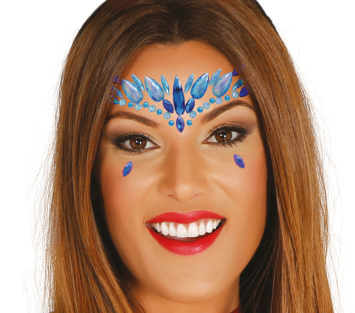 Diamants bleus pour le visage