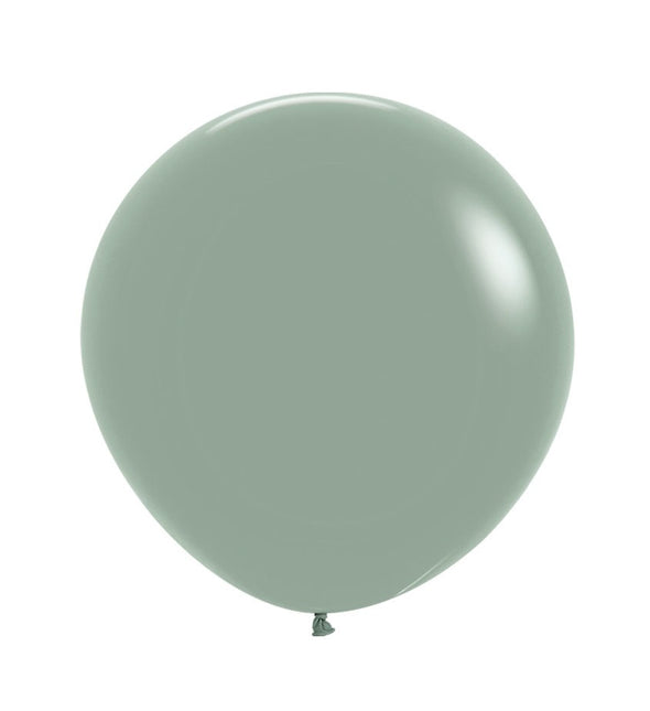 Ballons Pastel Crépuscule Laurier Vert 61cm 10pcs