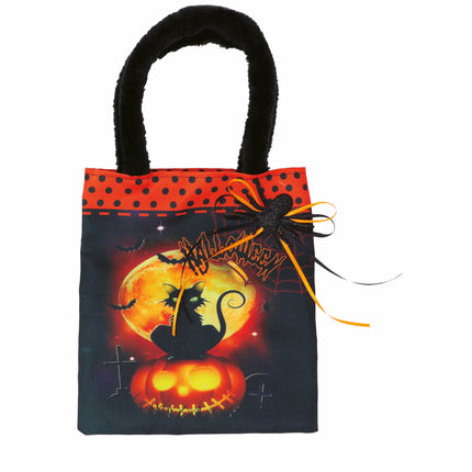 Sac cadeau Halloween orange 35cm