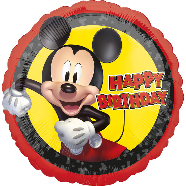 Mickey Mouse Ballon à l'hélium Décoration Joyeux Anniversaire 43cm vide