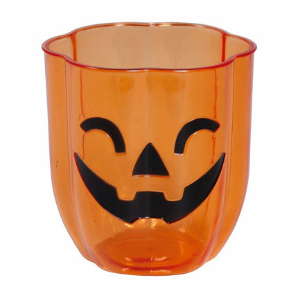 Coupe Halloween Citrouille 10cm