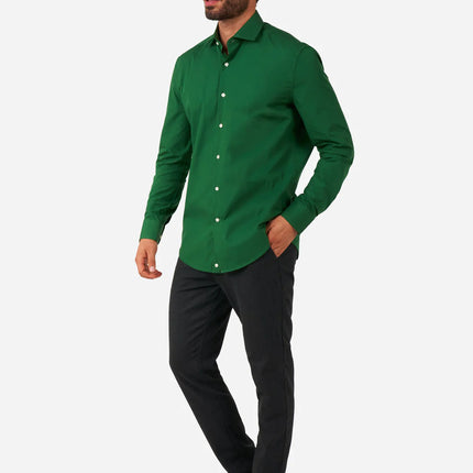 Chemise vert foncé Hommes OppoSuits