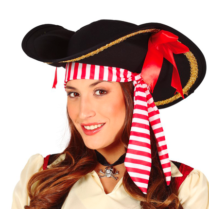 Chapeau de pirate pour dames