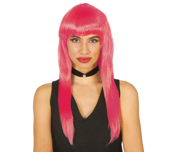 Perruque Rose Bangs